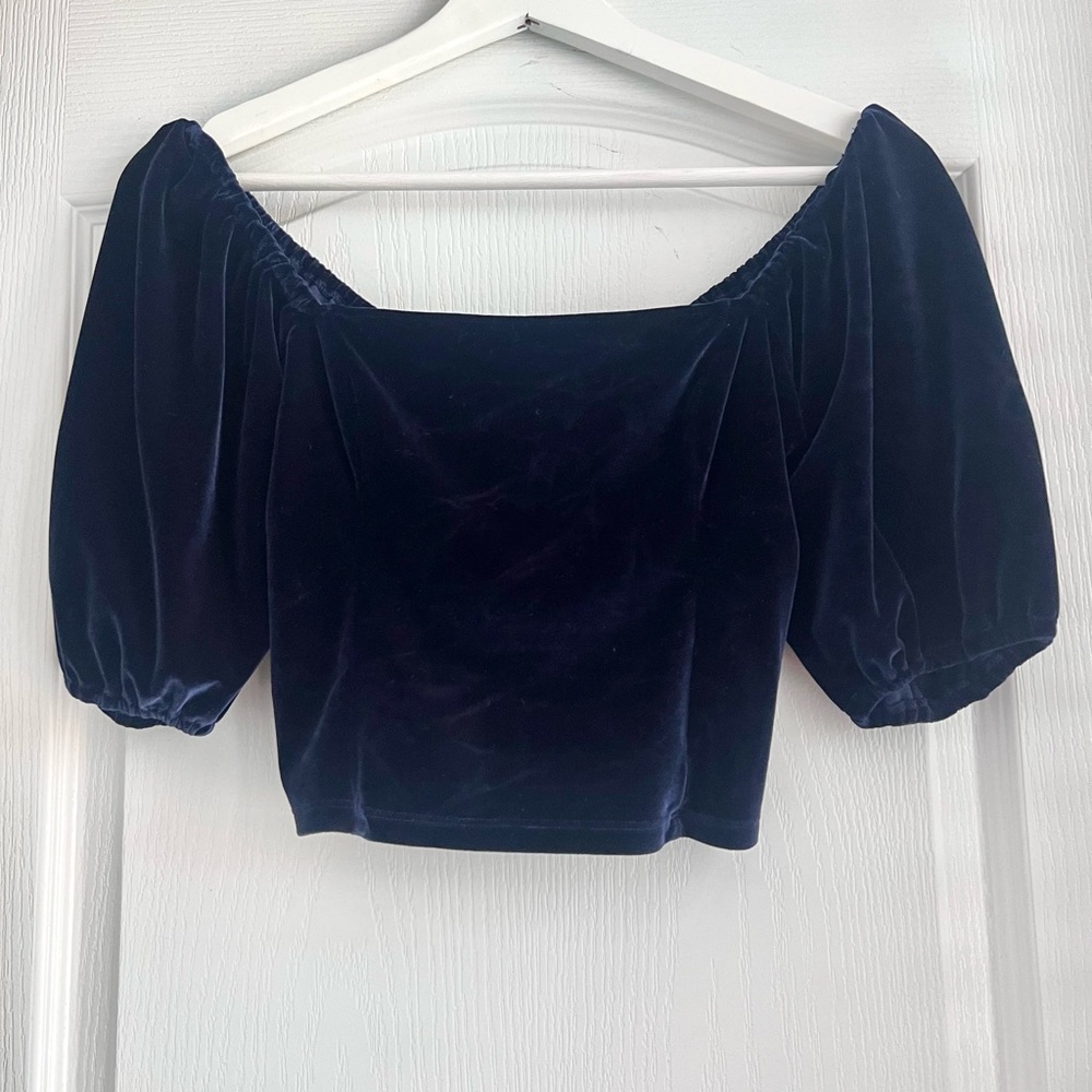ROYAL BLUE COTTON BLOUSE!🩷